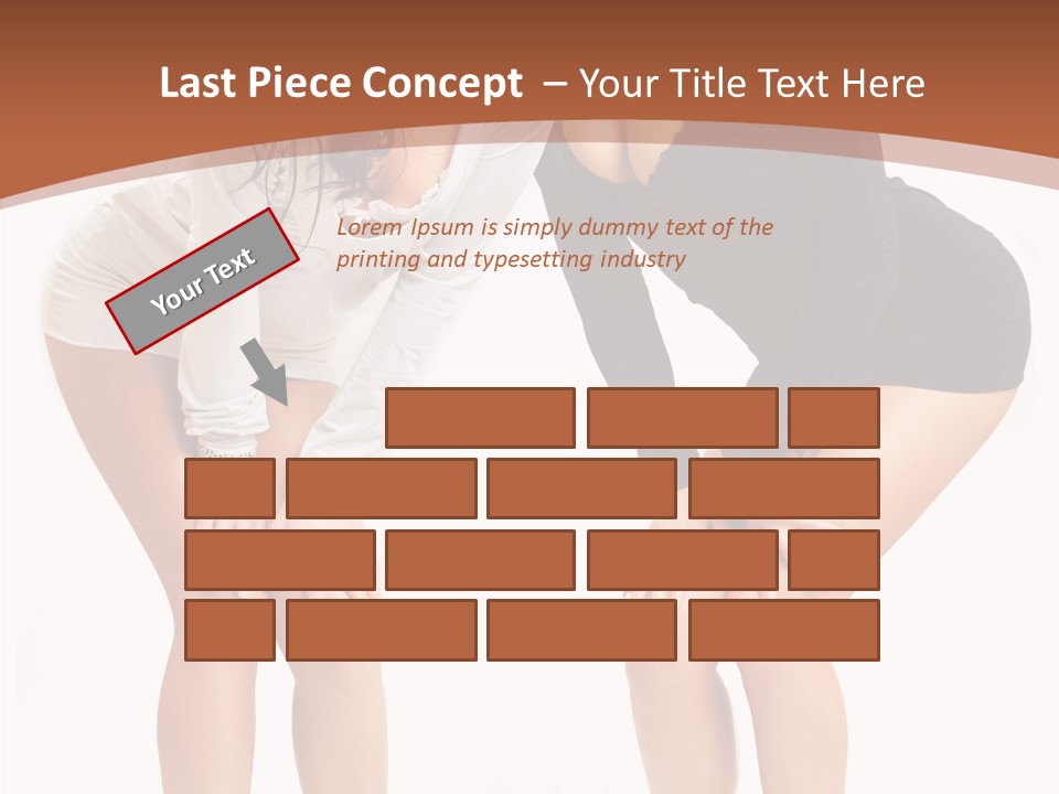 Women Attractive Beauty PowerPoint Template