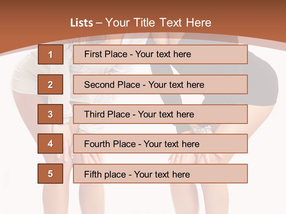 Women Attractive Beauty PowerPoint Template