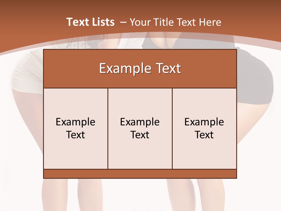 Women Attractive Beauty PowerPoint Template