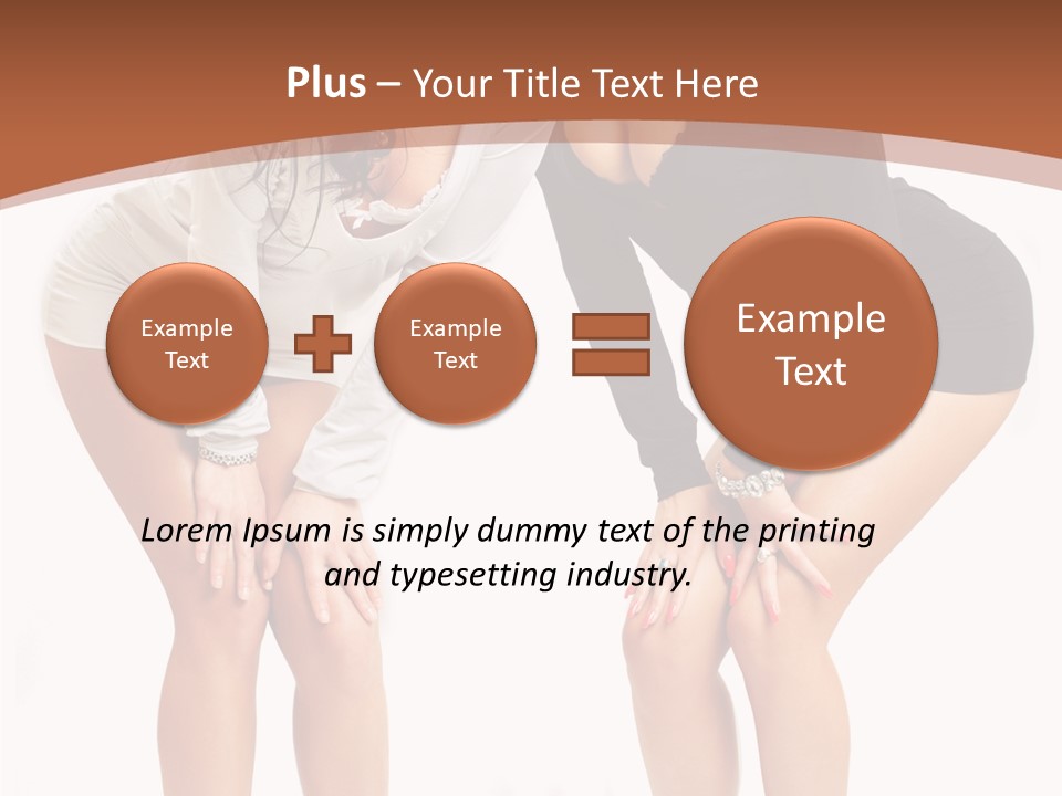 Women Attractive Beauty PowerPoint Template