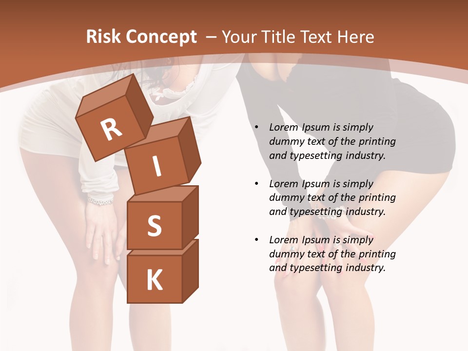 Women Attractive Beauty PowerPoint Template