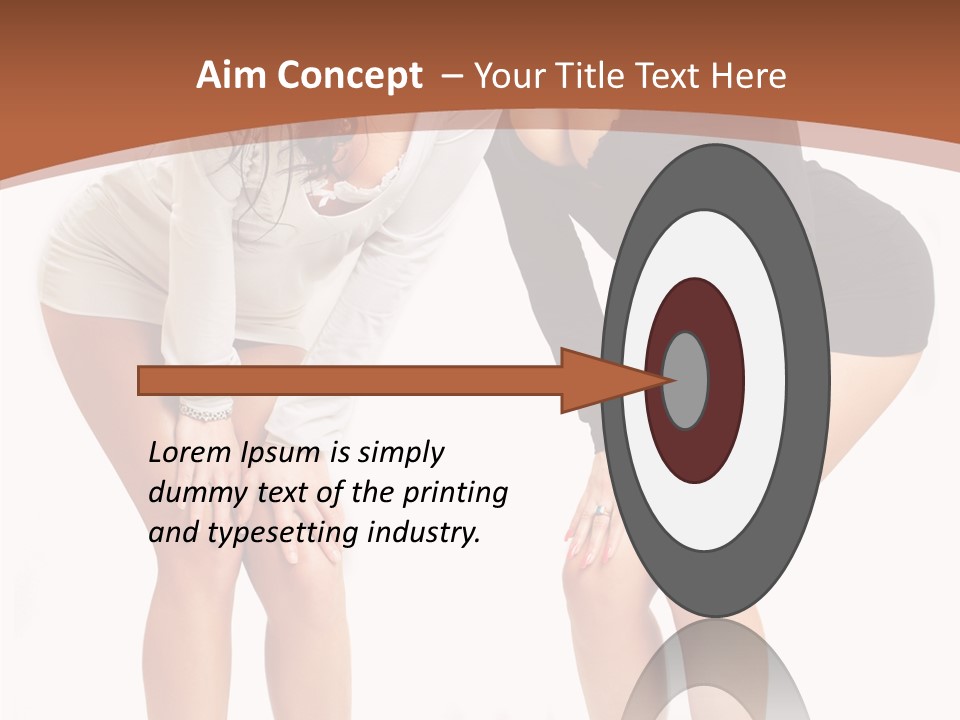 Women Attractive Beauty PowerPoint Template