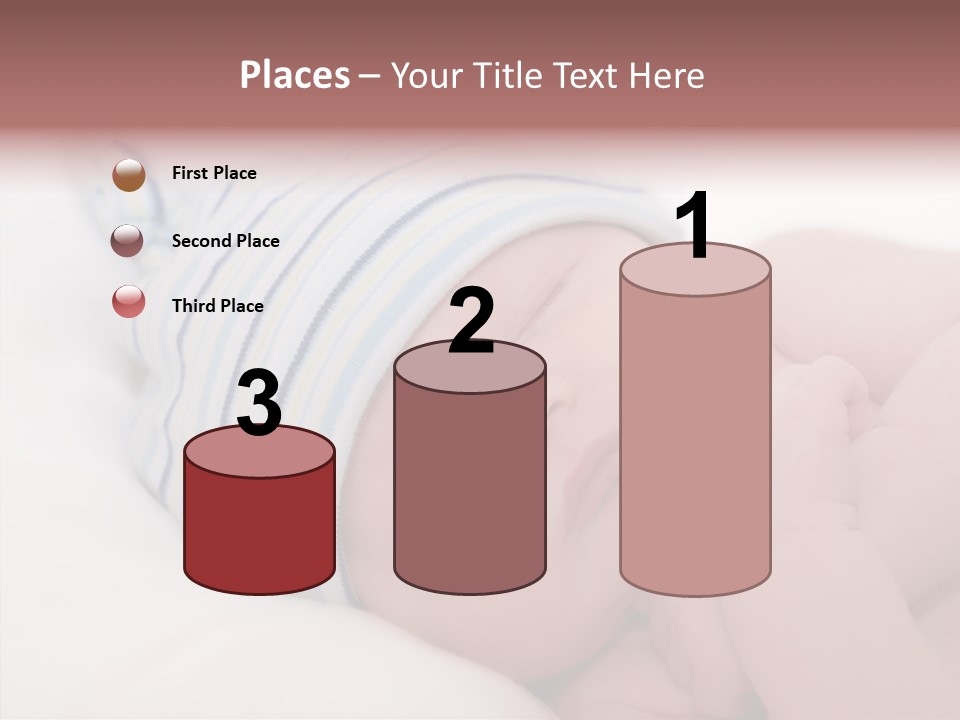 Blue Caucasian Care PowerPoint Template