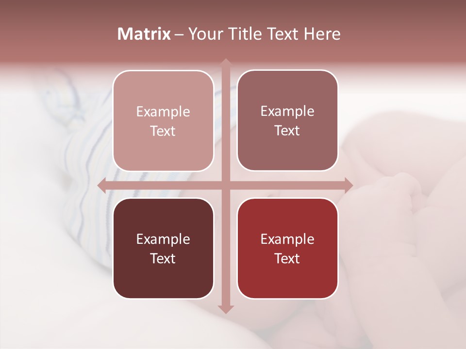 Blue Caucasian Care PowerPoint Template