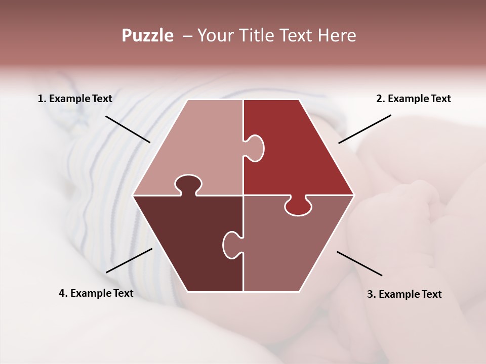 Blue Caucasian Care PowerPoint Template