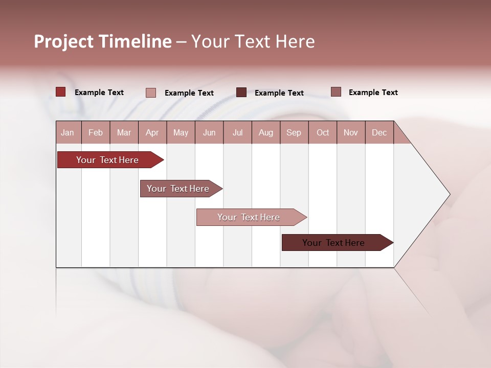 Blue Caucasian Care PowerPoint Template