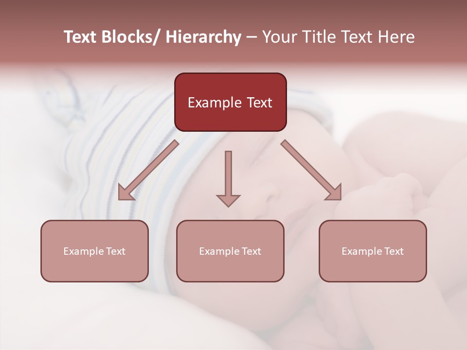 Blue Caucasian Care PowerPoint Template