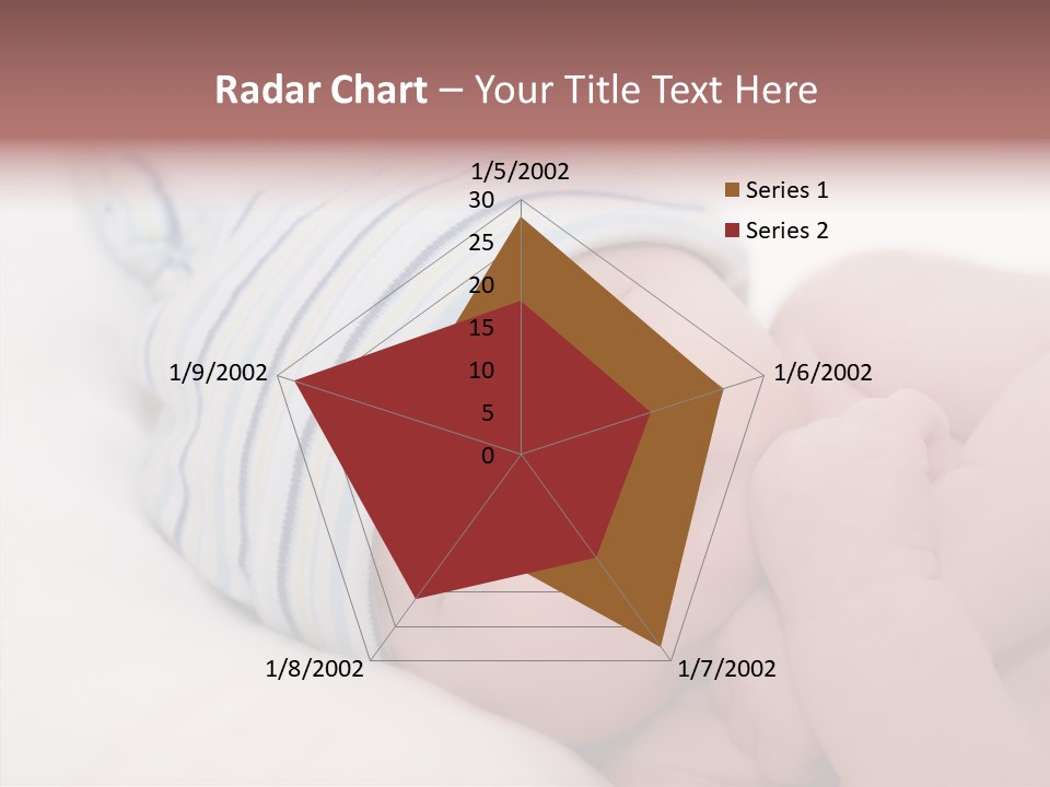 Blue Caucasian Care PowerPoint Template
