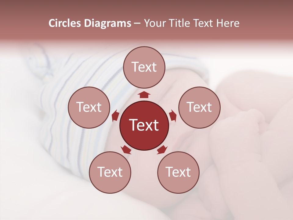 Blue Caucasian Care PowerPoint Template