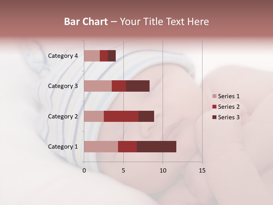 Blue Caucasian Care PowerPoint Template