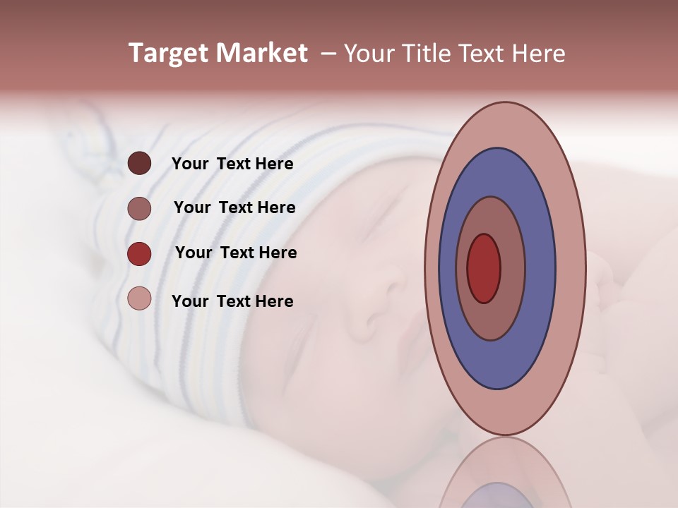 Blue Caucasian Care PowerPoint Template