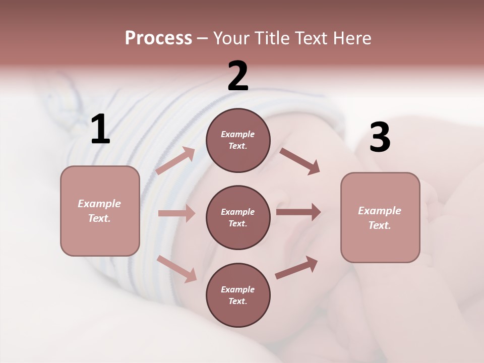 Blue Caucasian Care PowerPoint Template