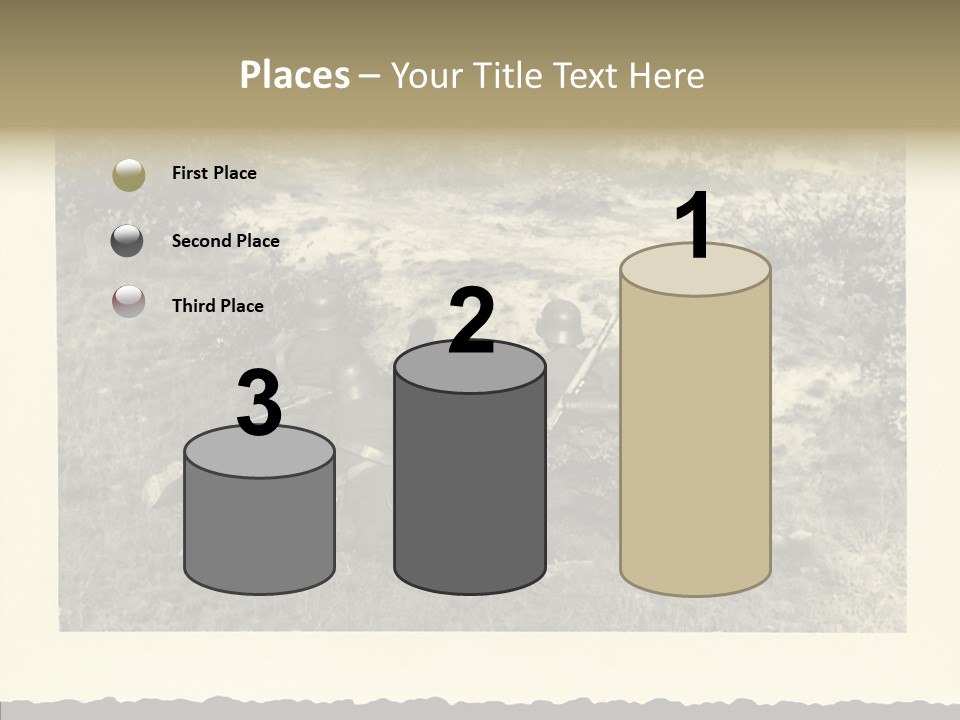 Army Retro Defending PowerPoint Template