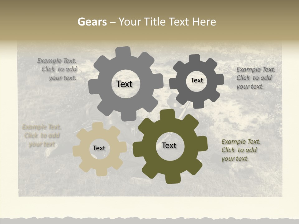 Army Retro Defending PowerPoint Template