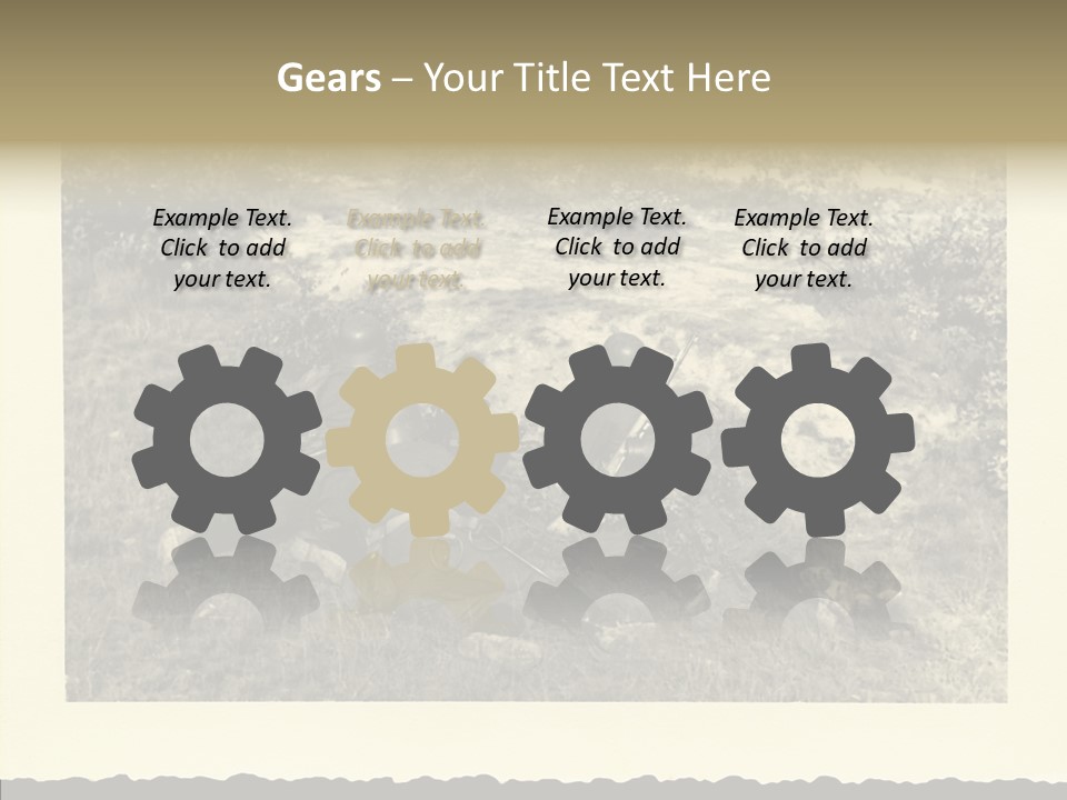 Army Retro Defending PowerPoint Template