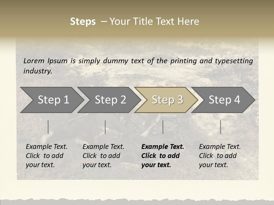 Army Retro Defending PowerPoint Template