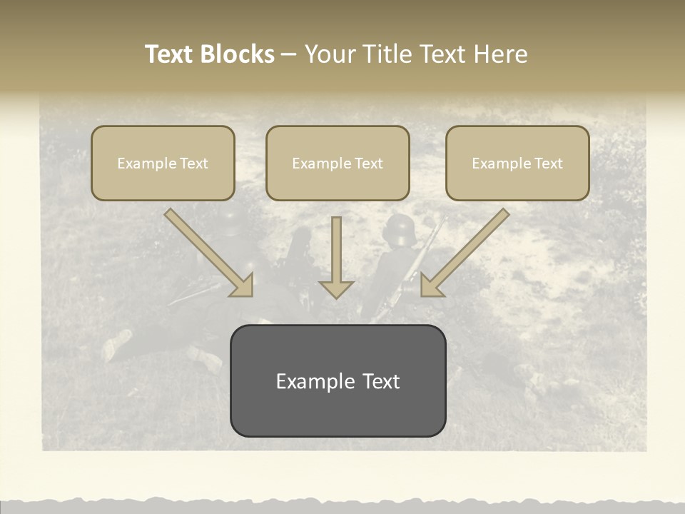Army Retro Defending PowerPoint Template