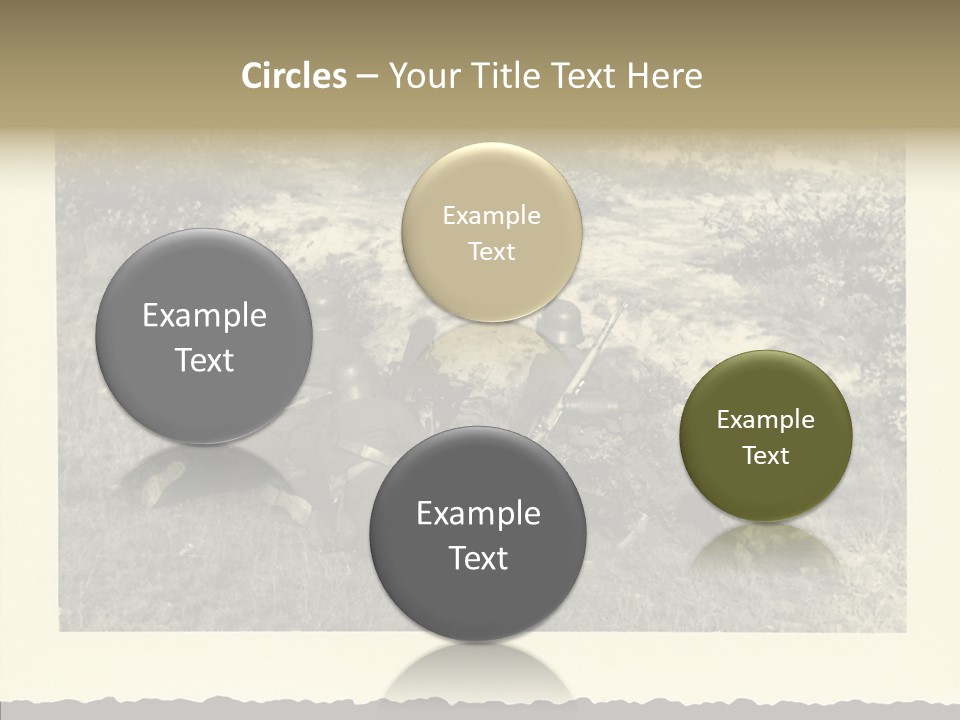 Army Retro Defending PowerPoint Template