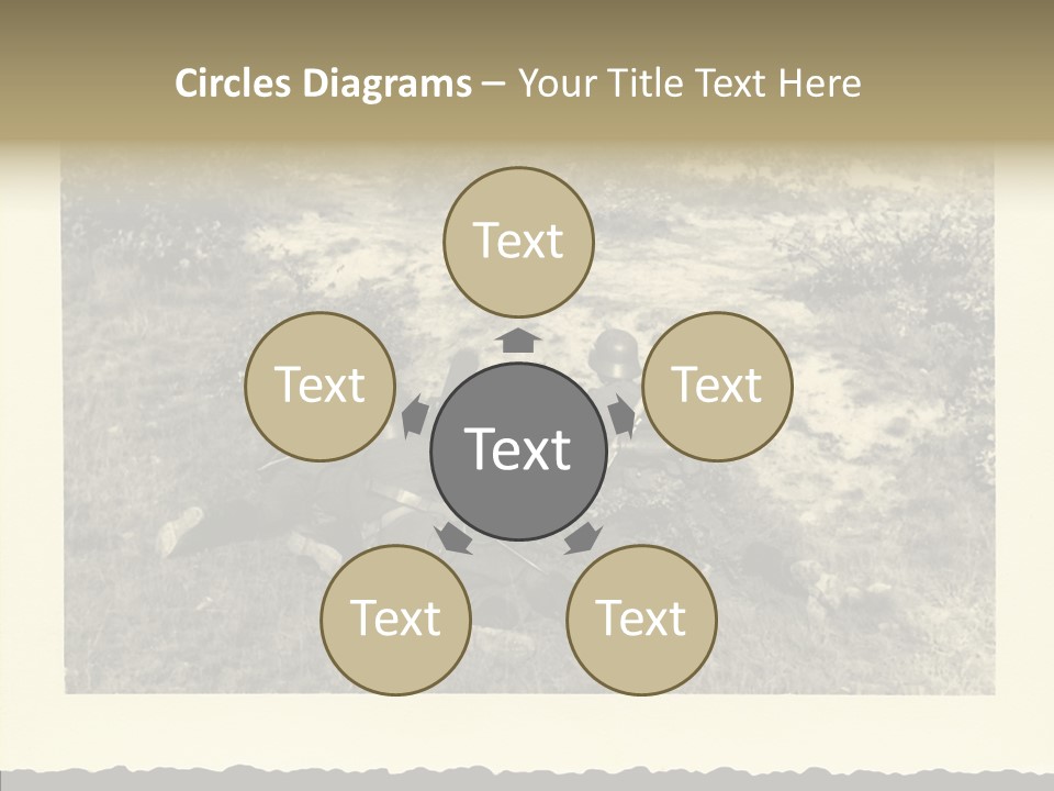 Army Retro Defending PowerPoint Template