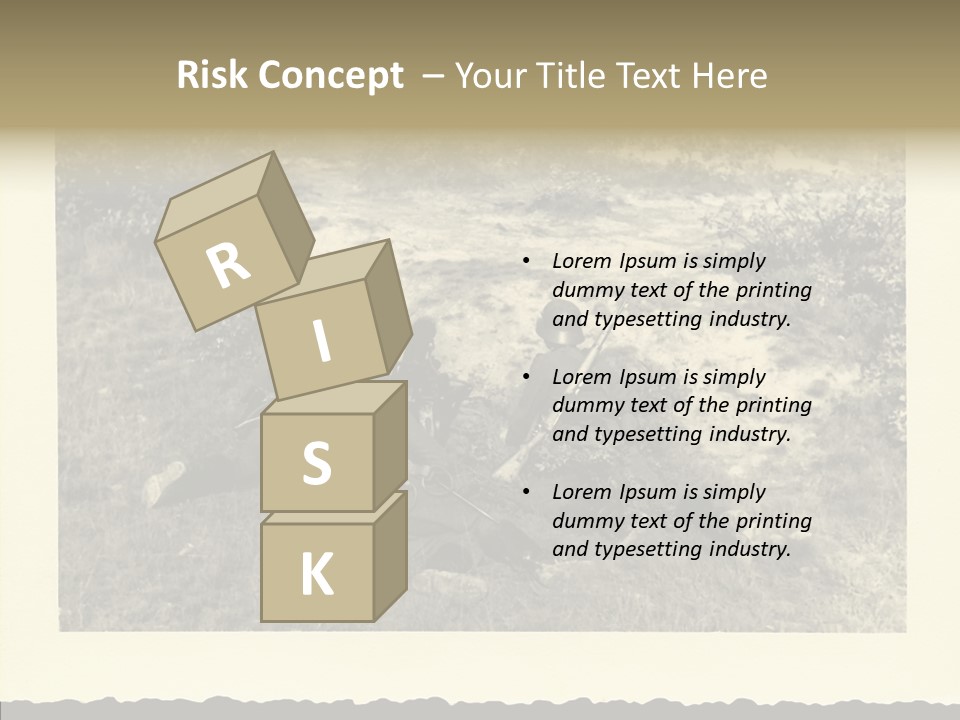 Army Retro Defending PowerPoint Template