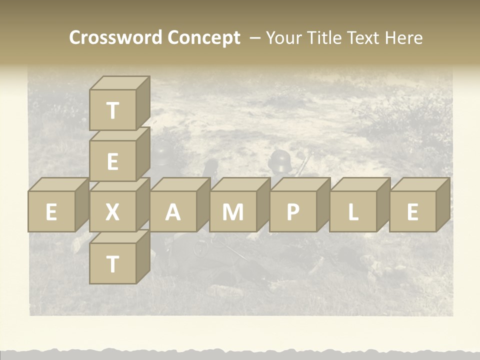 Army Retro Defending PowerPoint Template