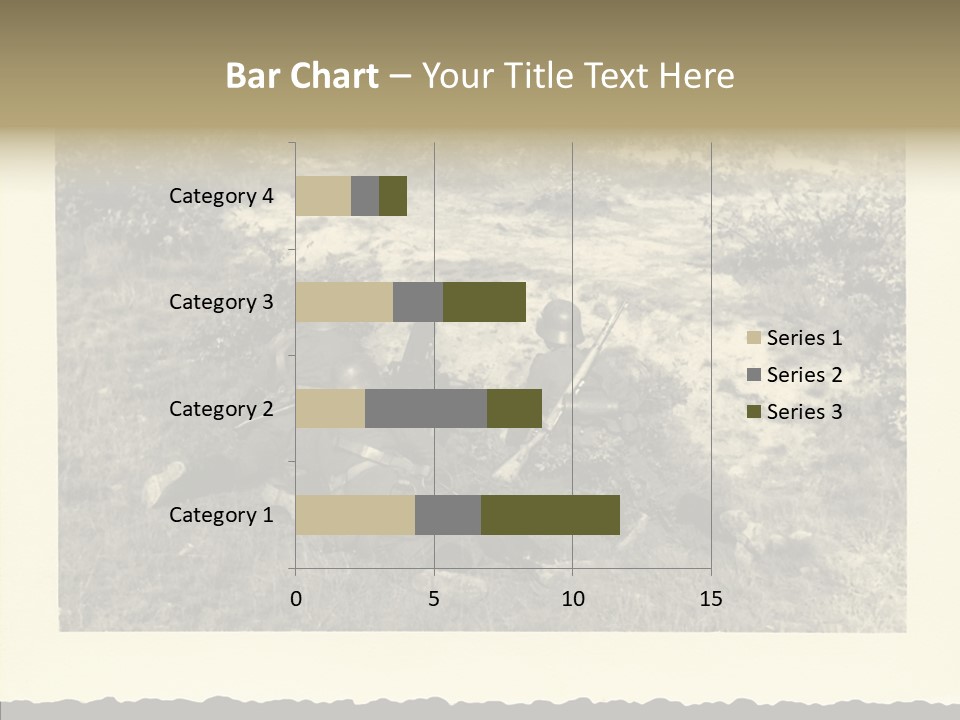 Army Retro Defending PowerPoint Template