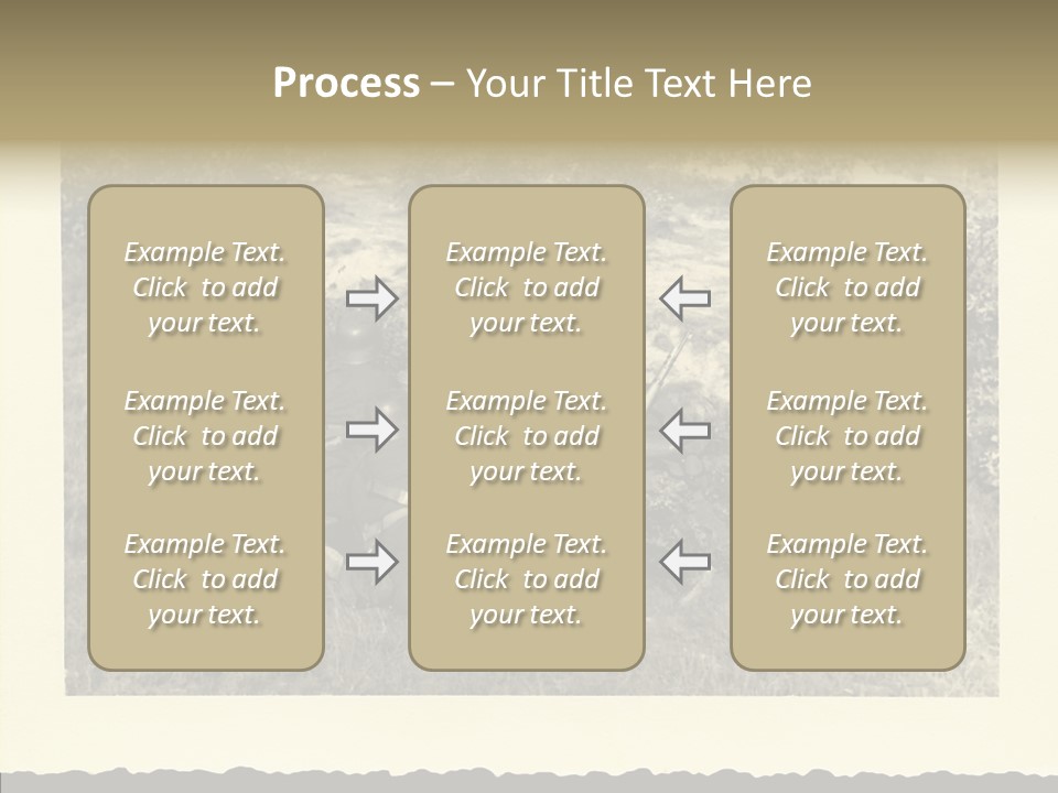 Army Retro Defending PowerPoint Template