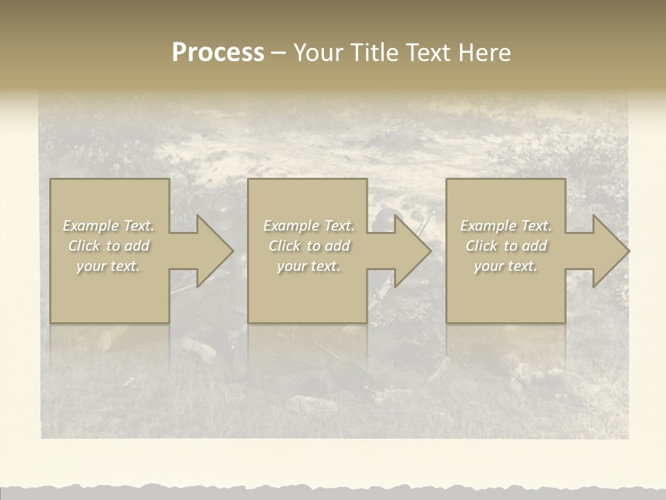 Army Retro Defending PowerPoint Template