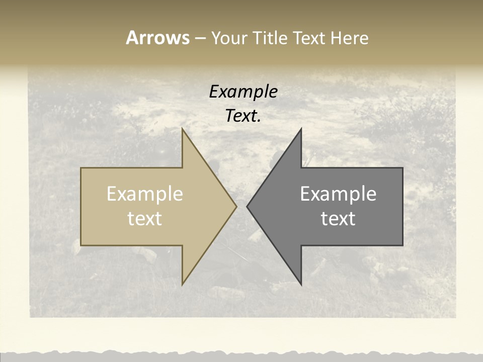 Army Retro Defending PowerPoint Template