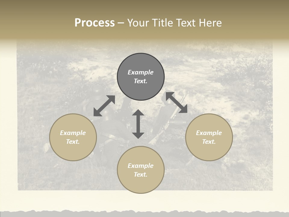 Army Retro Defending PowerPoint Template