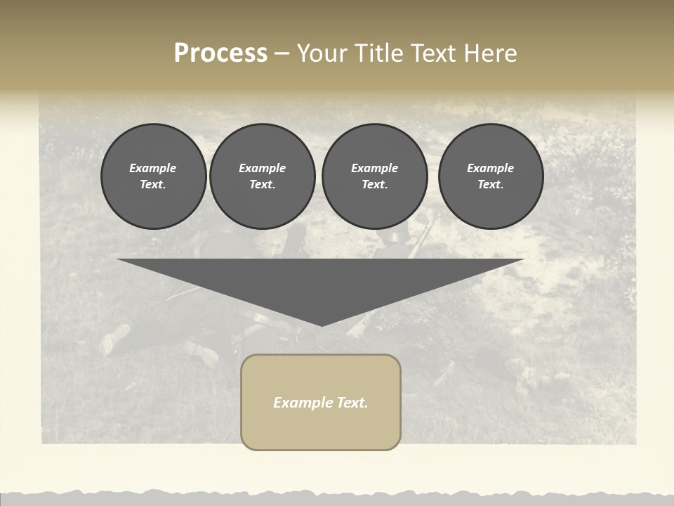 Army Retro Defending PowerPoint Template