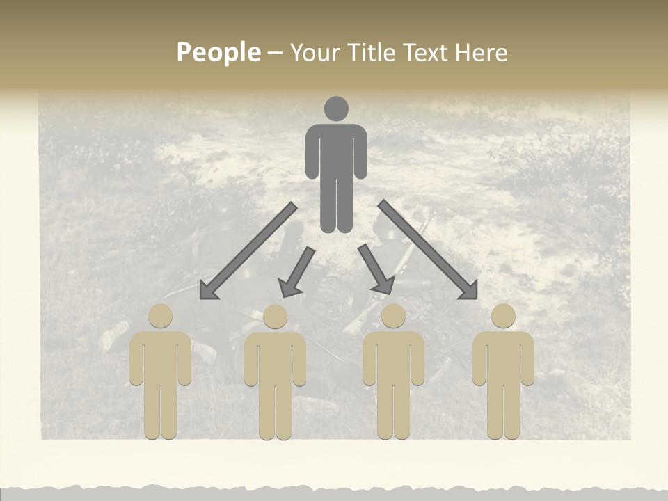 Army Retro Defending PowerPoint Template