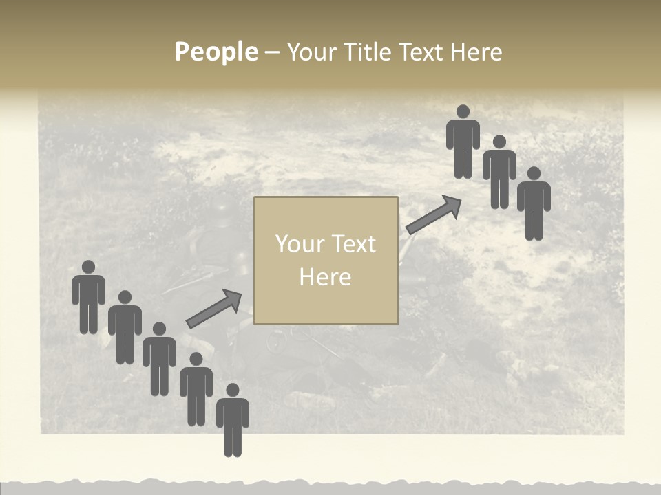 Army Retro Defending PowerPoint Template