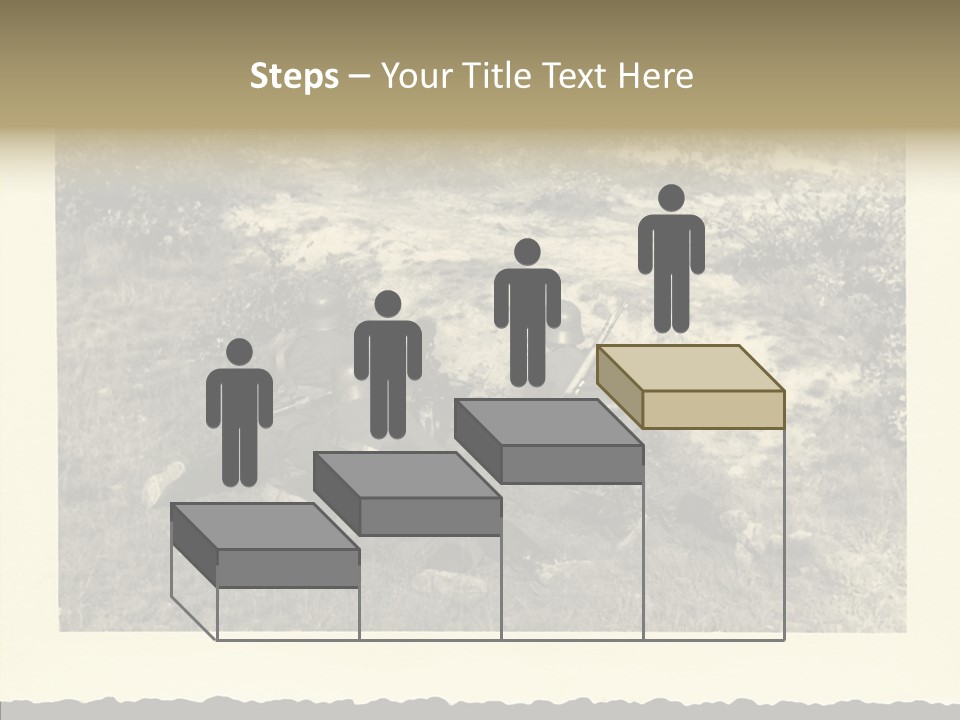 Army Retro Defending PowerPoint Template