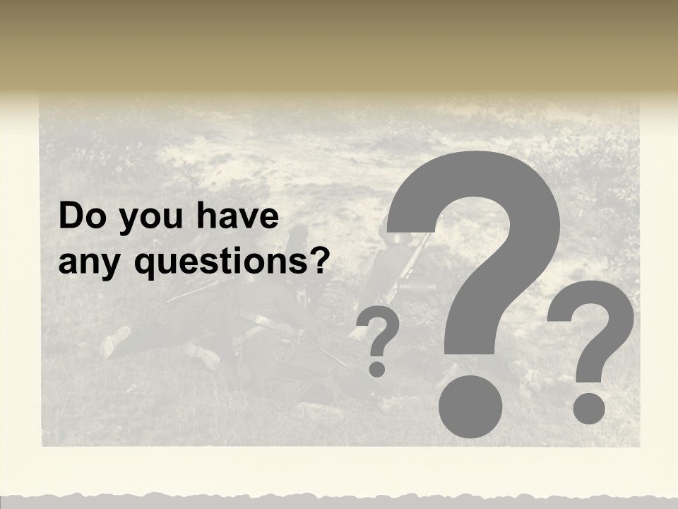 Army Retro Defending PowerPoint Template