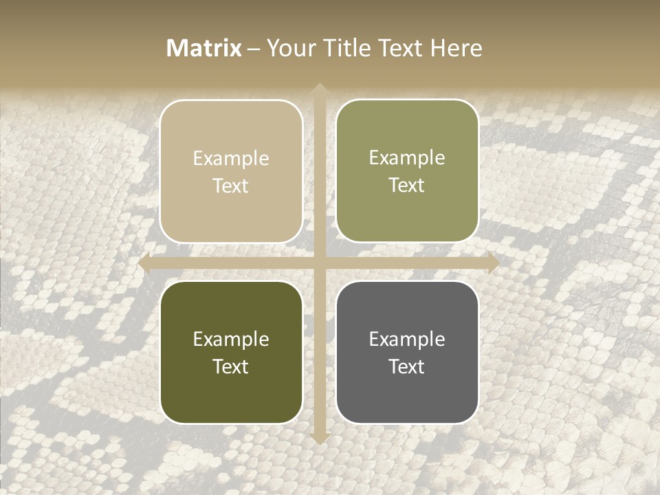 Abstract Pricey Reptile PowerPoint Template