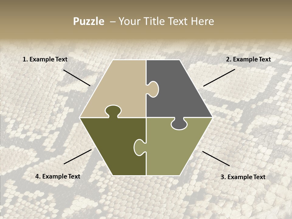Abstract Pricey Reptile PowerPoint Template