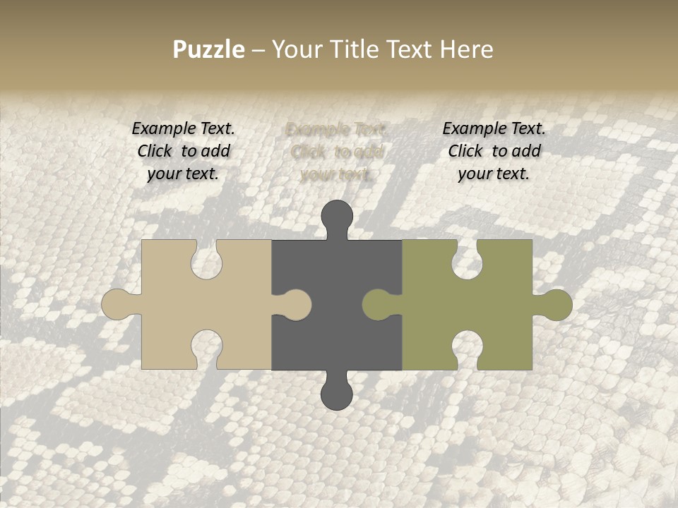 Abstract Pricey Reptile PowerPoint Template