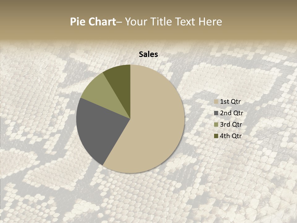 Abstract Pricey Reptile PowerPoint Template