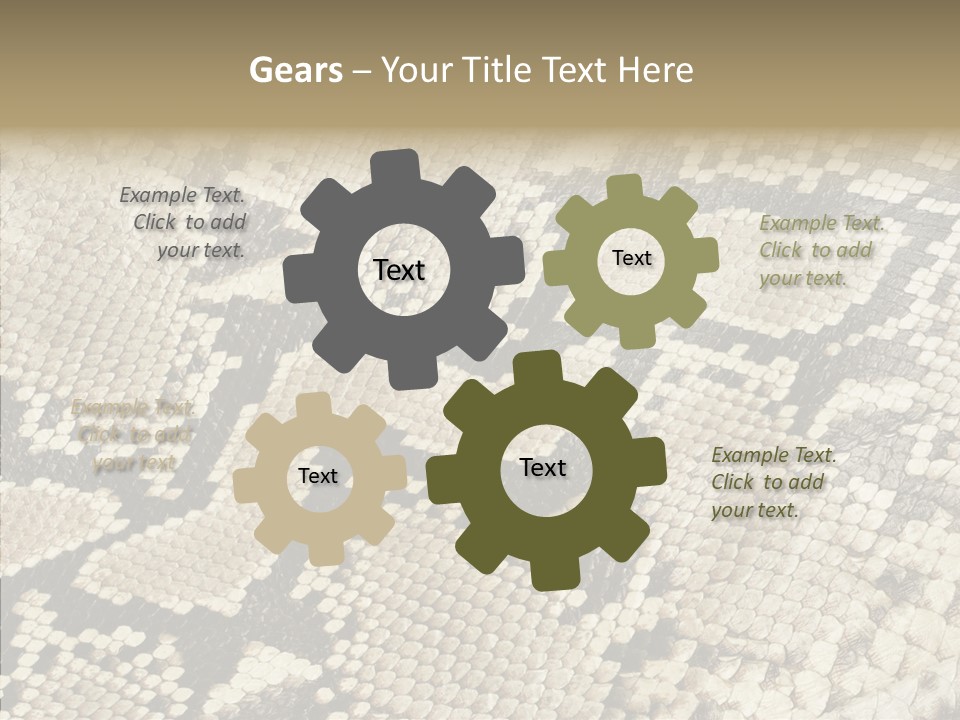 Abstract Pricey Reptile PowerPoint Template