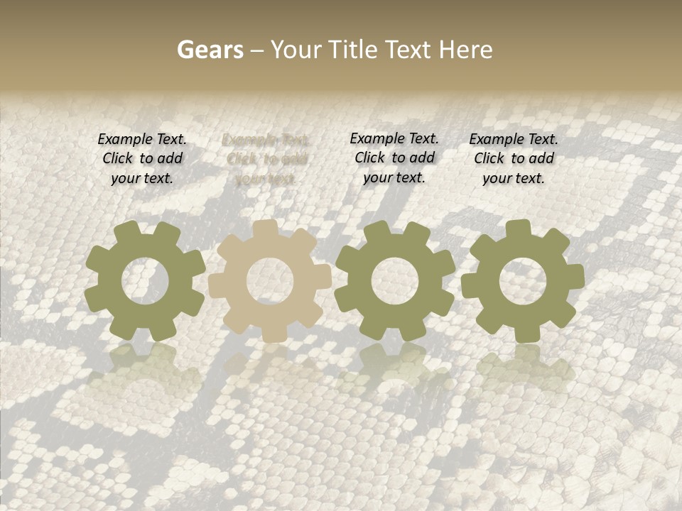 Abstract Pricey Reptile PowerPoint Template