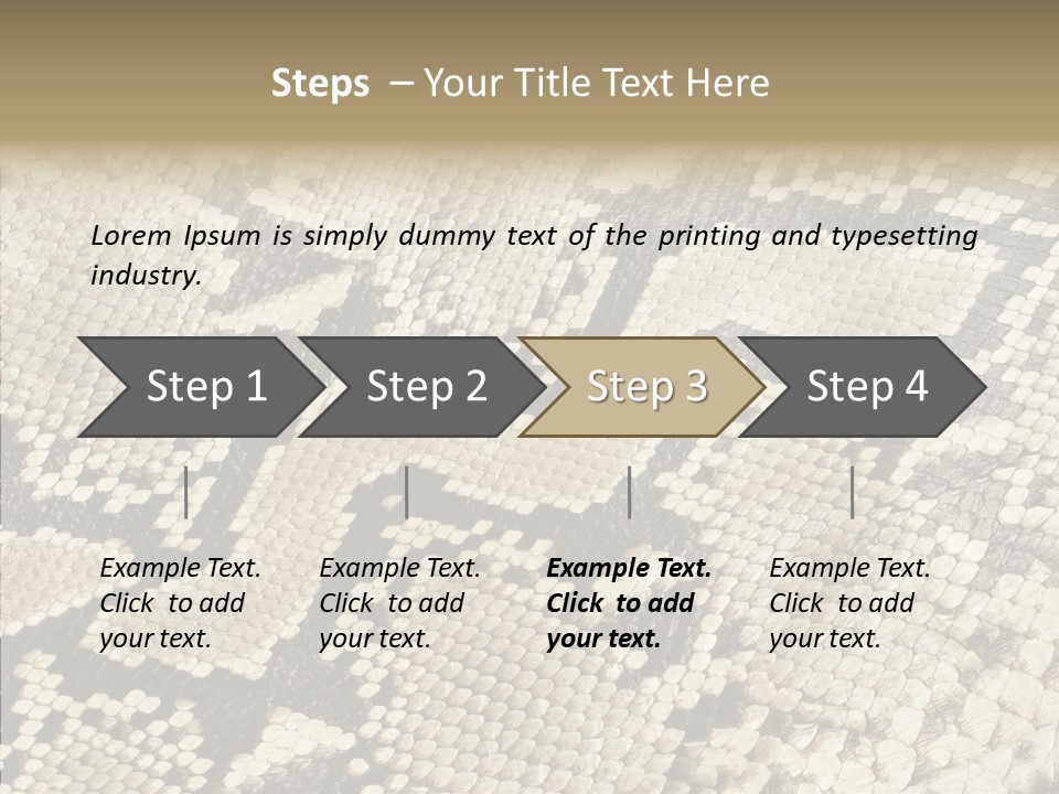 Abstract Pricey Reptile PowerPoint Template