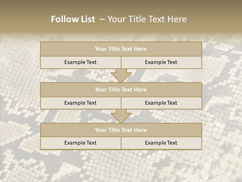 Abstract Pricey Reptile PowerPoint Template