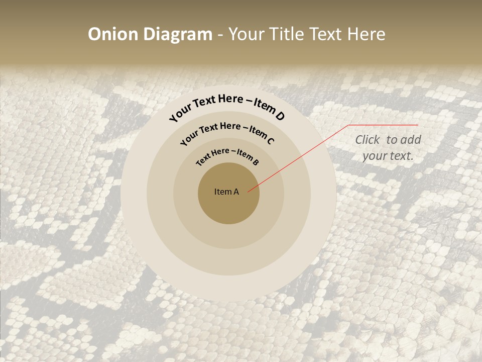 Abstract Pricey Reptile PowerPoint Template