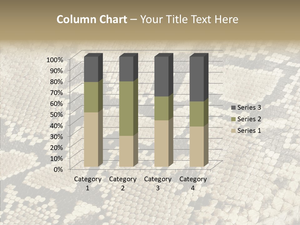 Abstract Pricey Reptile PowerPoint Template