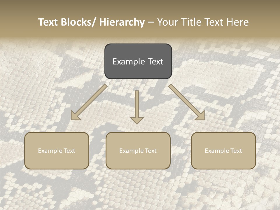 Abstract Pricey Reptile PowerPoint Template