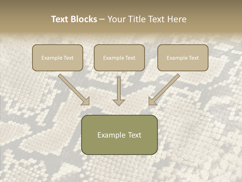 Abstract Pricey Reptile PowerPoint Template