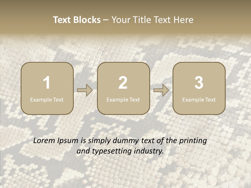 Abstract Pricey Reptile PowerPoint Template