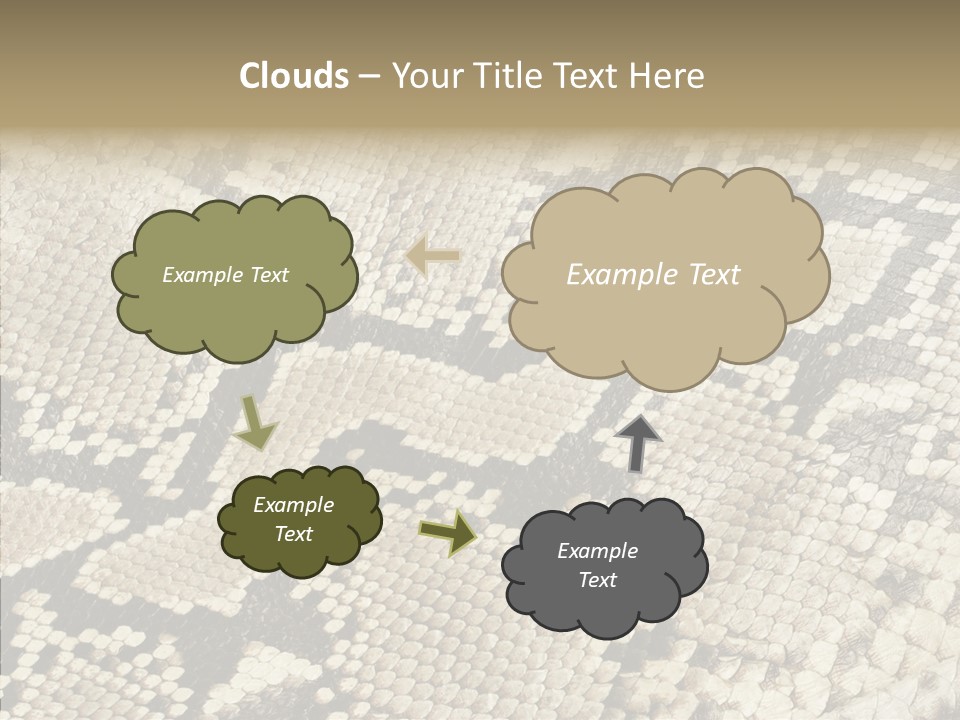 Abstract Pricey Reptile PowerPoint Template