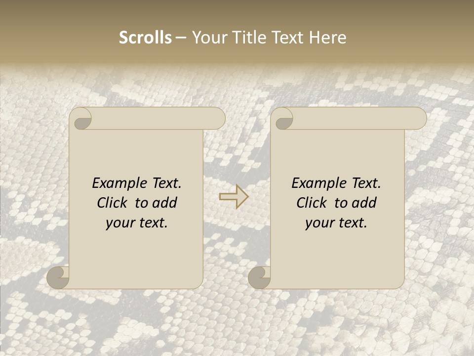 Abstract Pricey Reptile PowerPoint Template